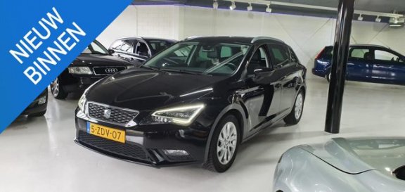 Seat Leon ST - 1.6 TDI Ecomotive Sport LED LEDER ALCANTARA 1E EIGENAAR DEALER ONDERHOUDEN NAP NL AUT - 1