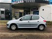 Peugeot 206 - 1.4 Gentry Bj 2001 KM 142000 NAP 5 Deur Nieuw APK Met Airco - 1 - Thumbnail