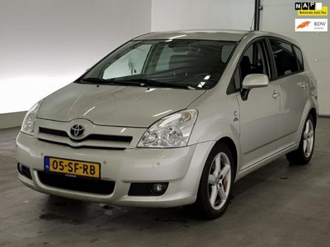 Toyota Corolla Verso - 2.2 D-4D Luna 7p. ✅NAP|NAVI|LEDER|PDC|CRUISE|AIRCO|REGENSEN|BOEKJES|2XSLEUTEL - 1