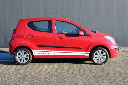 Nissan Pixo - 1.0 Look | Airco | Radio-CD/MP3 Speler | Lage KM-Stand | Sidestriping | LM Velgen | 5- - 1