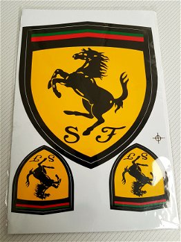Sticker vel - Sticker set Ferrari - 1