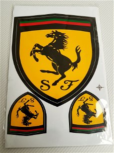 Sticker vel - Sticker set Ferrari