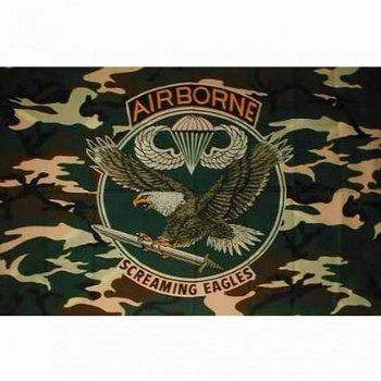 Vlag Airborne camo (adelaar) - 1
