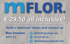 mFlor PVC vloer slechts € 29,50 per m2 inclusief leggen!