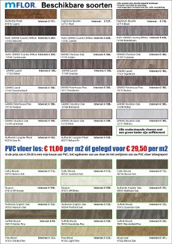 mFlor PVC vloer slechts € 29,50 per m2 inclusief leggen! - 8