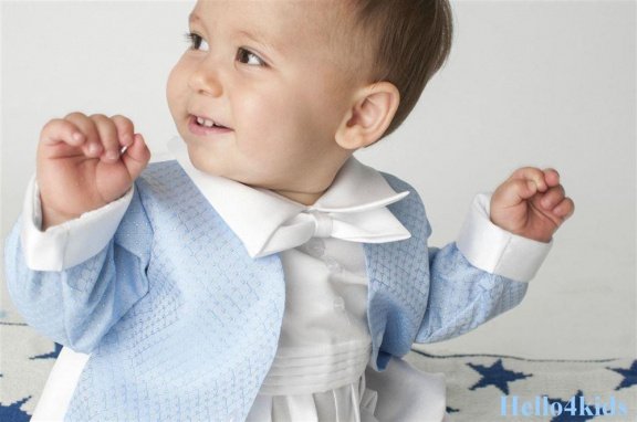 doopkleding blauw doop pakje doopsetje doopkleding Sam - Afbeelding 3