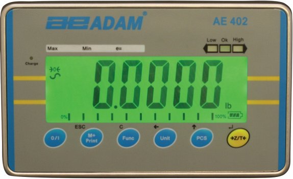 Tel/controleweegschaal. ADAM ABK, plateauweegschaal met indicator op statief. - 5