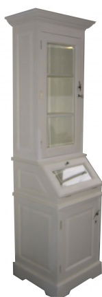 White wash buffetkast met schuine kleppen in 7 maten vanaf - Afbeelding 2