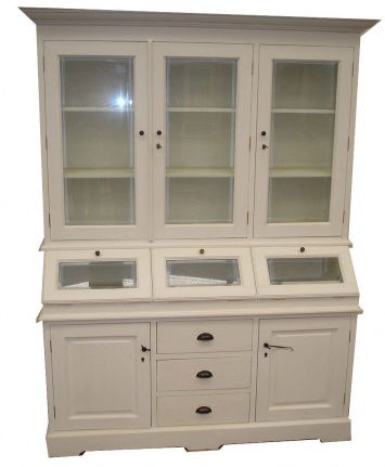 White wash buffetkast met schuine kleppen in 7 maten vanaf - Afbeelding 3