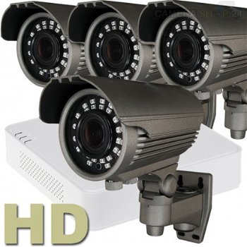 Hikvision HD DVR camerasysteem 35 M nachtzicht - 4 camera's - 1