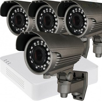 Hikvision HD DVR camerasysteem 35 M nachtzicht - 4 camera's - 2