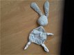 1420 Prenatal konijn met ster grijs wit - 2 - Thumbnail