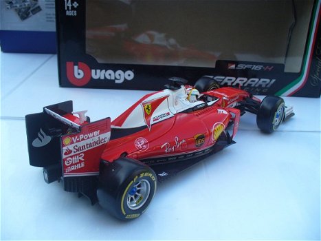 Bburago 1/18 Ferrari SF16-H S. Vettel Ray Ban F1 Formule 1 - 4