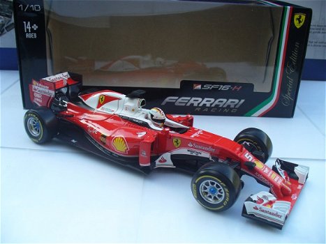 Bburago 1/18 Ferrari SF16-H S. Vettel Ray Ban F1 Formule 1 - 5