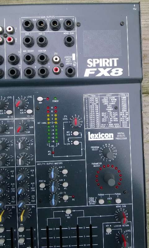 Mengpaneel Soundcraft FX8 - Afbeelding 2