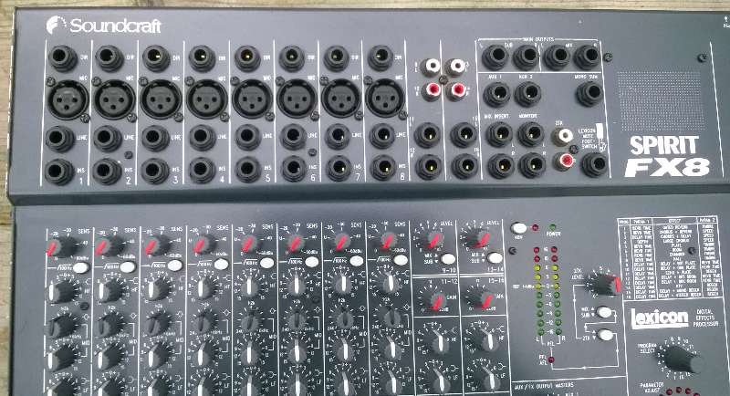Mengpaneel Soundcraft FX8 - Afbeelding 6