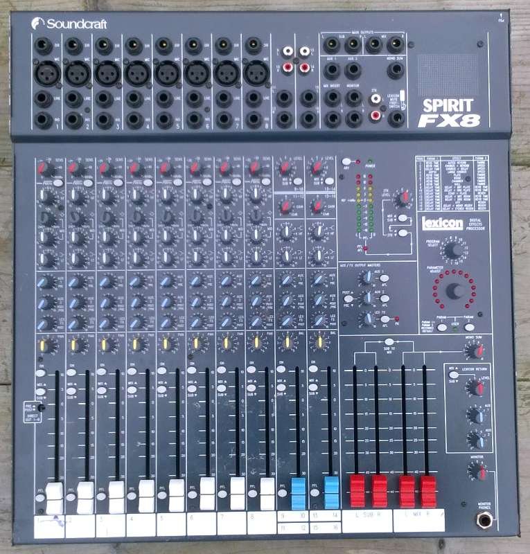 Mengpaneel Soundcraft FX8 - Afbeelding 7