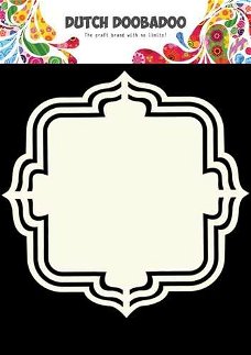 Template Dutchdoobadoo Shape Art Floral