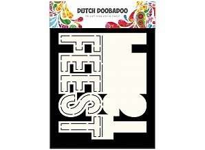 Template Dutchdoobadoo Card Art Tekst Feest - 0
