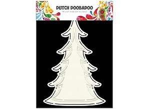 Template Dutchdoobadoo Card Art Kerstboom - 0