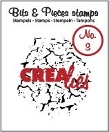 Stempel Crealies Bits and Pieces Crackle No. 3 - 0