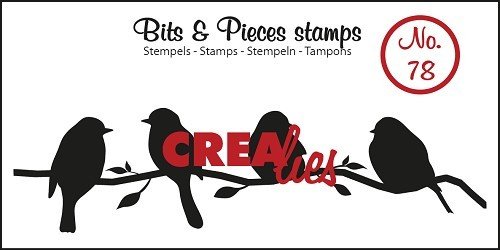 Stempel Crealies Birds No. 78 - 0