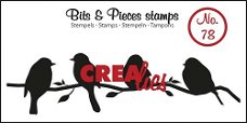 Stempel Crealies Birds No. 78