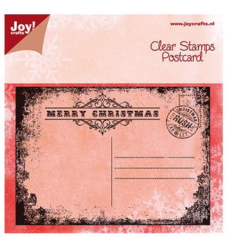 Stempel Joycrafts Postcard Merry Christmas - 0