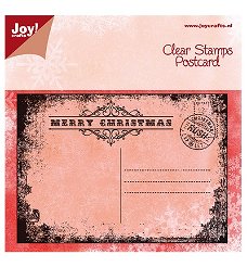 Stempel Joycrafts Postcard Merry Christmas