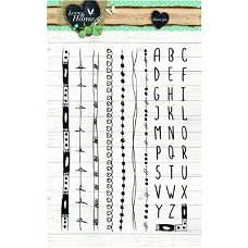 Stempel studio Light Alphabet + borders