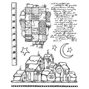 Stempel Stamperia Landscape - 0