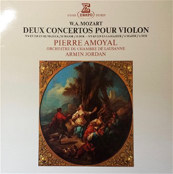 LP - Mozart Deux Concertos pour violon, Pierre Amoyal - 0