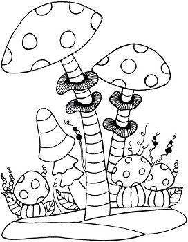 Stempel Lindsay Mason Mushrooms - 0