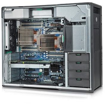 HP Z820 2x Intel Xeon 12C E5-2697 V2 2.70Ghz, 64GB 8x8GB, 250GB SSD + 4TB HDD SATA - REF - 0
