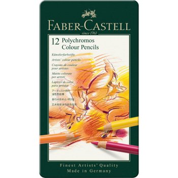 Potloden Faber Castell Polychromos set 12 stuks - 0