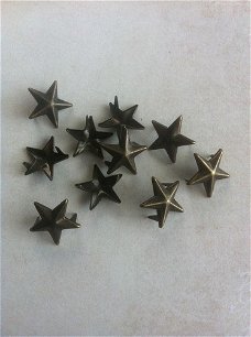 Bronzen studs ster