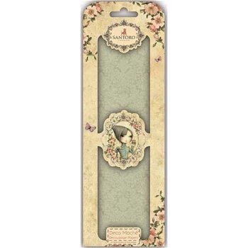 Deco Mache Santoro Mirabelle Green Damask - 0