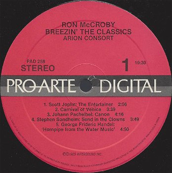 LP Ron McCroby - Breezin the classics - 1