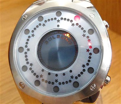 Vintage Retro Zeon Tech Solsuno LED Binary watch/Horloge,Model: ZT0002SS FI Special Edition no.01365 - 4