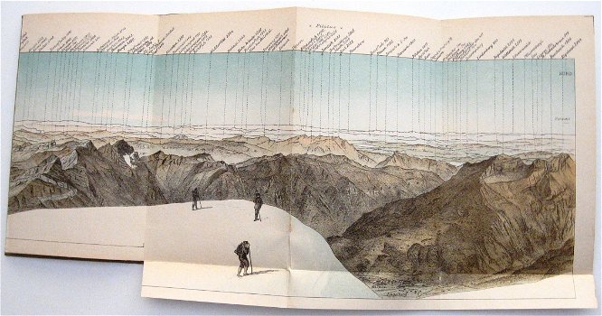 Titlis-Panorama 1879 Leporello Panorama Zwitserland Schweiz - 0