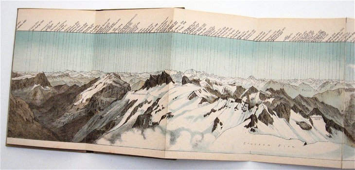 Titlis-Panorama 1879 Leporello Panorama Zwitserland Schweiz - 3
