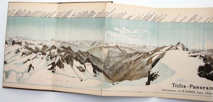 Titlis-Panorama 1879 Leporello Panorama Zwitserland Schweiz - 4