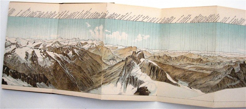 Titlis-Panorama 1879 Leporello Panorama Zwitserland Schweiz - 7