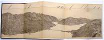 Panorama del Salvatore 1890 Leporello Meer van Lugano - 1 - Thumbnail
