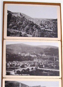 Erinnerungen an Heidelberg [c1900] Leporello 12 blz. - 0