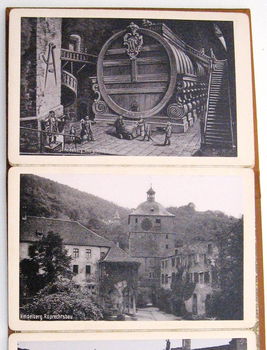 Erinnerungen an Heidelberg [c1900] Leporello 12 blz. - 1