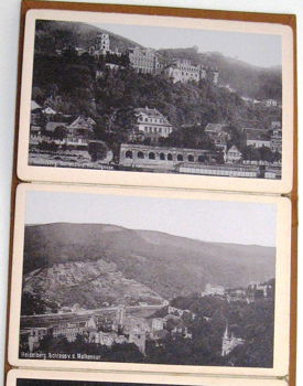 Erinnerungen an Heidelberg [c1900] Leporello 12 blz. - 2
