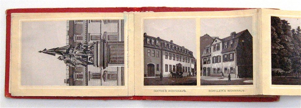 Weimar [c1890] Leporello 12 blz. (13 ill.) Carl Garte Lith. - 4