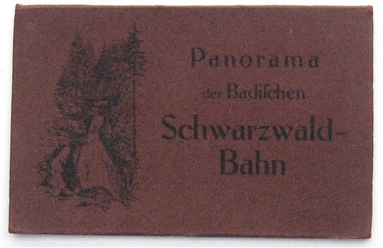 Panorama der Badischen Schwarzwaldbahn [c1900] Spoorlijn - 2