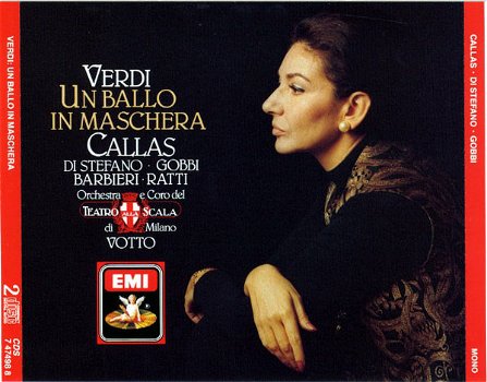 Maria Callas ‎– Un Ballo In Maschera (2 CD) - 0